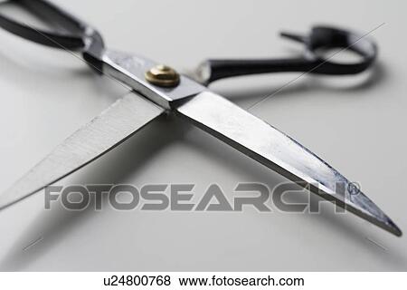 Stock Photo - Closeup of scissors. Fotosearch