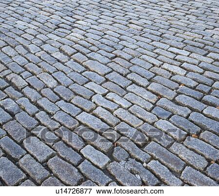 Stock Photo - cobblestone street. Fotosearch