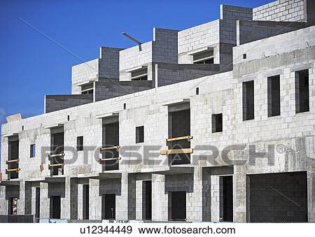 Stock Photo - Commercial construction site. Fotosearch