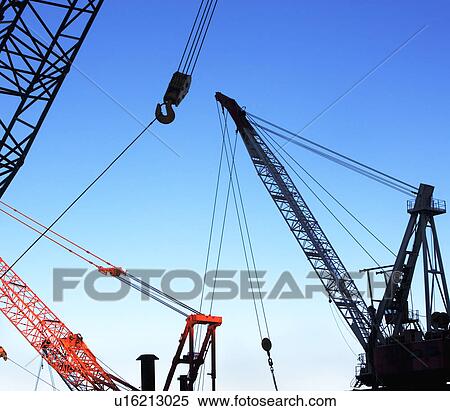 construction cranes View Large Photo Image Stock Photography - construction cranes. Fotosearch