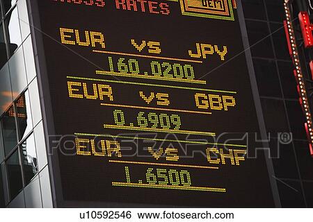 Stock Photograph - Currency Exchange report. Fotosearch
