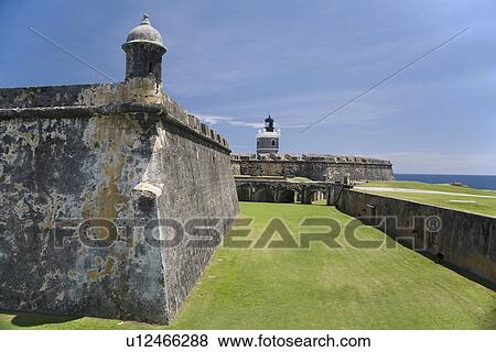 El Morro San Juan Puerto Rico View Large Photo Image Stock Photo - El Morro San Juan Puerto Rico. Fotosearch