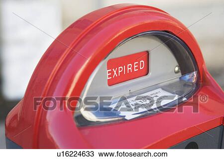expired parking meter View Large Photo Image Stock Image - expired parking meter. Fotosearch