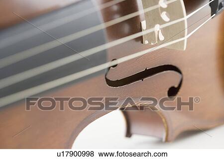 Stock Photo - Extreme closeup of a violin. Fotosearch