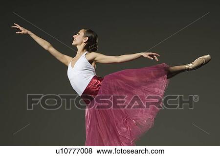 Female ballet dancer posing View Large Photo Image Stock Photo - Female ballet dancer posing. Fotosearch