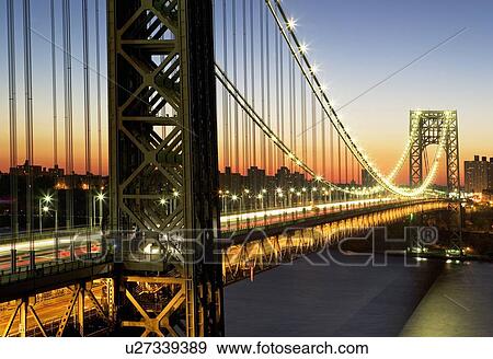 Stock Photo - George Washington Bridge. Fotosearch