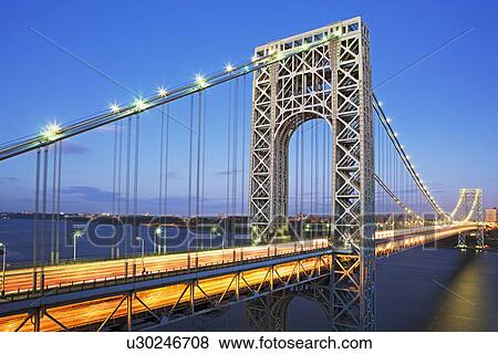 Stock Photo - George Washington Bridge. Fotosearch