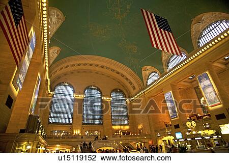 Interior view of Grand Central Station, New York City View Large Photo Image Stock Image - Interior view of Grand Central Station, New York City. Fotosearch