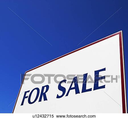 Low angle view of For Sale sign View Large Photo Image Stock Photography - Low angle view of For Sale sign. Fotosearch