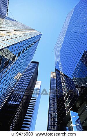 Low angle view of high rises View Large Photo Image Stock Image - Low angle view of high rises. Fotosearch