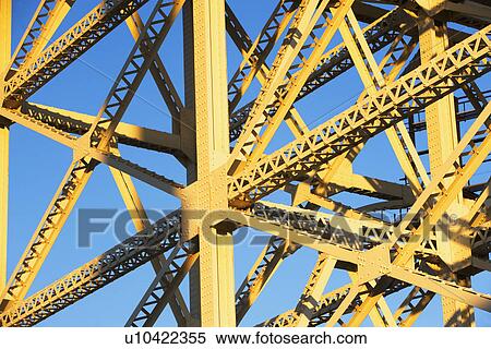 Low angle view of steel girders View Large Photo Image Stock Photography - Low angle view of steel girders. Fotosearch