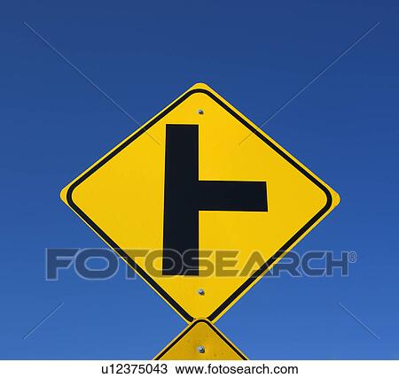 Stock Image - Low angle view of street sign. Fotosearch