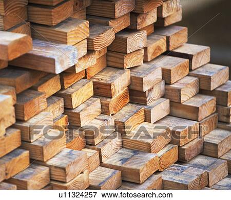 Stock Photo - lumber, construction. Fotosearch