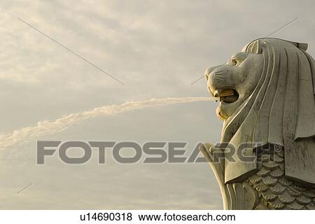 Stock Photo - Merlion Singapore. Fotosearch