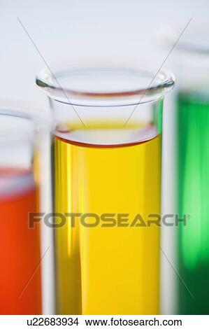 Multi-colored liquids in vials View Large Photo Image Picture - Multi-colored liquids in vials. Fotosearch