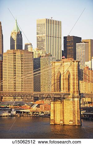 New York City skyline and Brooklyn Bridge View Large Photo Image Stock Image - New York City skyline and Brooklyn Bridge. Fotosearch