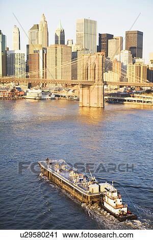 New York City skyline and Brooklyn Bridge View Large Photo Image Stock Image - New York City skyline and Brooklyn Bridge. Fotosearch