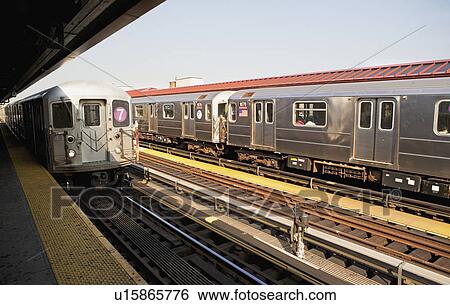 Stock Photograph - New York City subway. Fotosearch