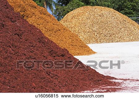 Piles of landscaping ground cover View Large Photo Image Stock Photography - Piles of landscaping ground cover. Fotosearch