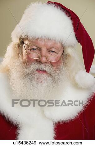 Portrait of Santa Claus View Large Photo Image Stock Photo - Portrait of Santa Claus. Fotosearch