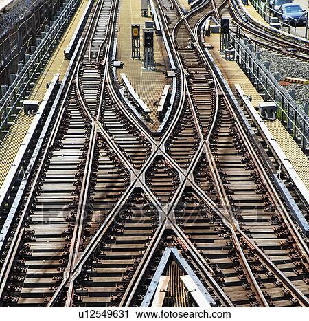 railroad tracks View Large Photo Image Stock Image - railroad tracks. Fotosearch