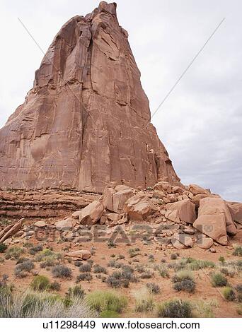 Stock Photo - Red Rock at Arches National Park Moab Utah. Fotosearch