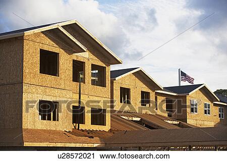 Residential construction site View Large Photo Image Stock Image - Residential construction site. Fotosearch