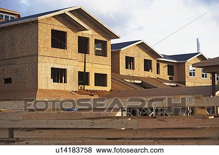 Stock Photo - Residential construction site. Fotosearch