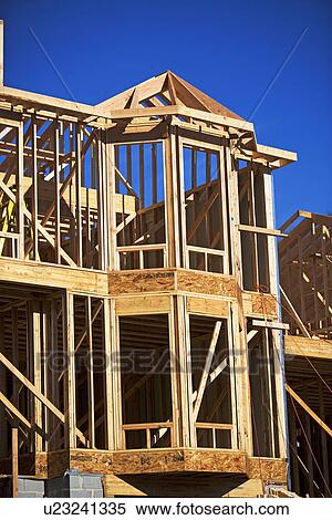 Stock Photography - Residential construction site. Fotosearch