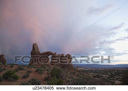 Stock Photography - Rock formation in desert. Fotosearch