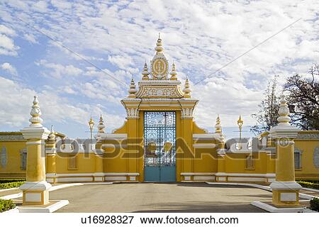Royal Palace Phnom Penh Cambodia Khmer View Large Photo Image Stock Photo - Royal Palace Phnom Penh Cambodia Khmer. Fotosearch
