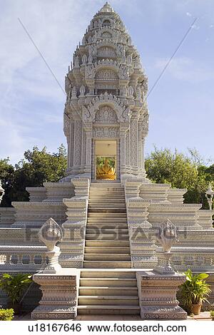 Royal Palace Phnom Penh Cambodia Khmer View Large Photo Image Stock Photograph - Royal Palace Phnom Penh Cambodia Khmer. Fotosearch