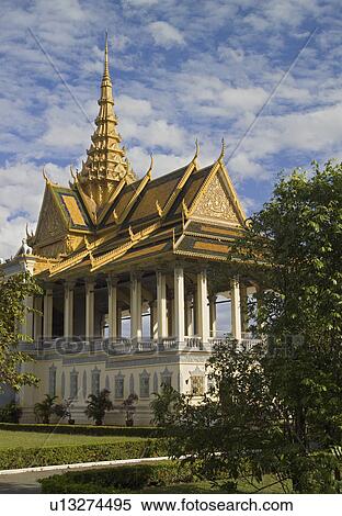 Royal Palace Phnom Penh Cambodia Khmer View Large Photo Image Stock Photography - Royal Palace Phnom Penh Cambodia Khmer. Fotosearch