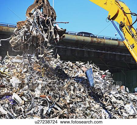 Picture - scrap yard. Fotosearch