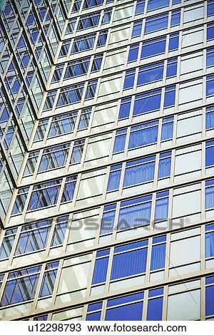 Stock Image - side of skyscraper, New York City. Fotosearch
