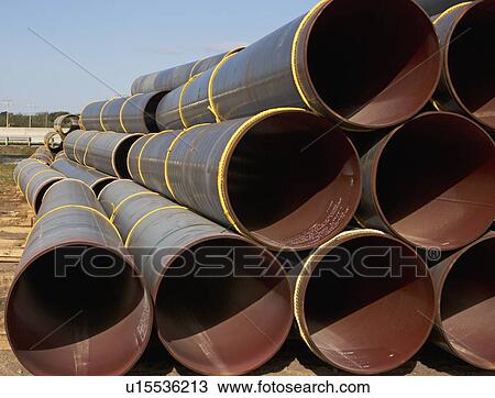 Stack of large pipes View Large Photo Image Stock Image - Stack of large pipes. Fotosearch
