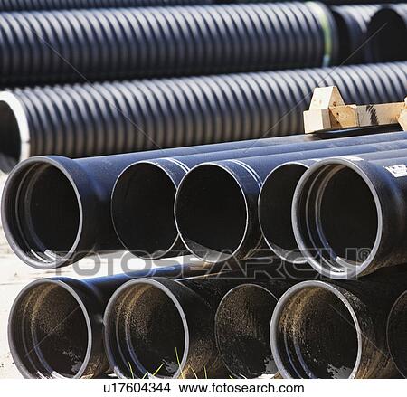 Stacks of large pipes View Large Photo Image Picture - Stacks of large pipes. Fotosearch