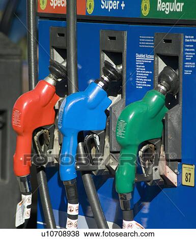 Stock Photo - Still life of a gas pump. Fotosearch