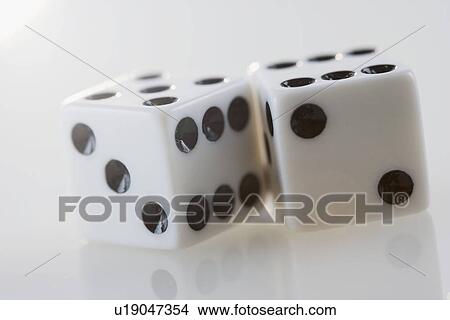 Picture - Still life of a pair of dice. Fotosearch