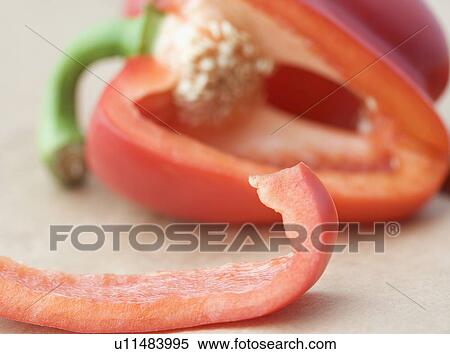 Stock Photography - Still life of a red pepper. Fotosearch