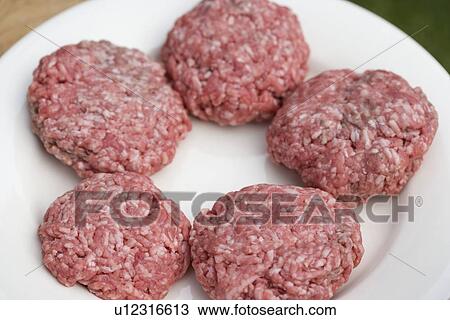 Still life of plate of hamburgers View Large Photo Image Stock Image - Still life of plate of hamburgers. Fotosearch