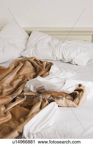 Still life of unmade bed View Large Photo Image Stock Image - Still life of unmade bed. Fotosearch
