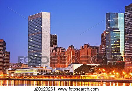 Stock Image - United Nations, New York City. Fotosearch