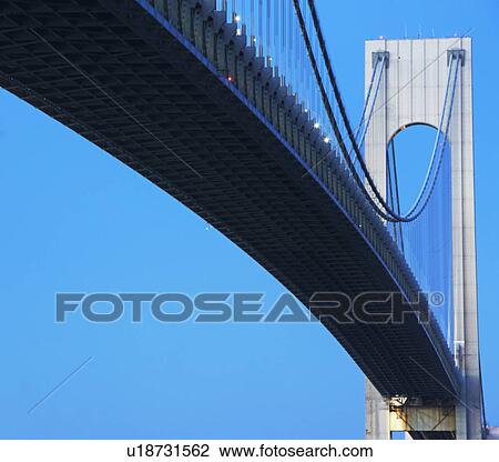 Verrazano Narrows Bridge View Large Photo Image Stock Image - Verrazano Narrows Bridge . Fotosearch