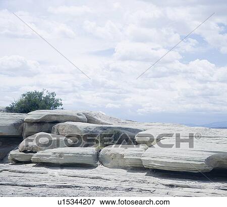 Stock Photo - White Rock outside Arches National Park Moab Utah USA. Fotosearch