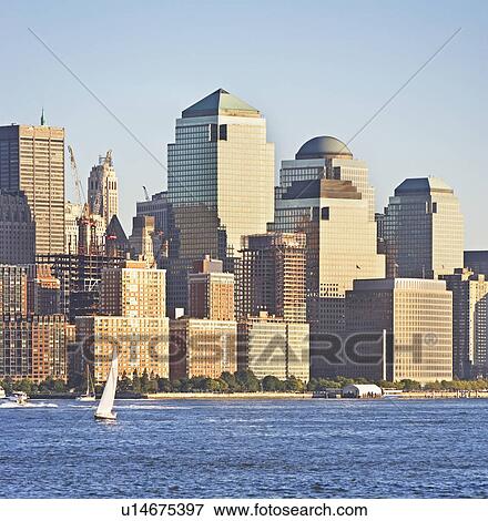 Stock Photo - World Financial Center, New York City. Fotosearch