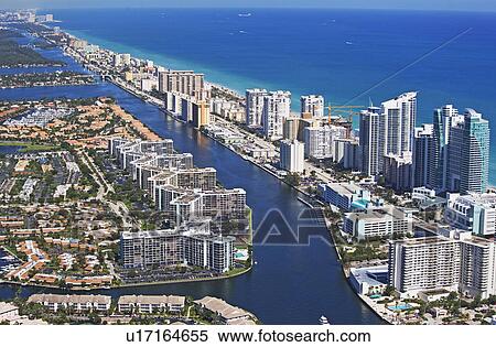 Aerial view of Fort Lauderdale, Florida, United States View Large Photo Image Stock Photography - Aerial view of Fort Lauderdale, Florida, United States. Fotosearch