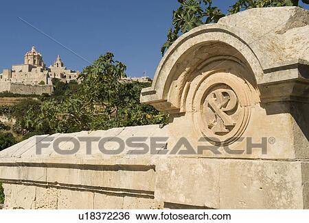 Stock Photograph - Ancient capital, Mdina, Malta. Fotosearch