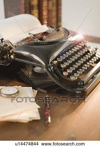 Antique typewriter View Large Photo Image Picture - Antique typewriter. Fotosearch