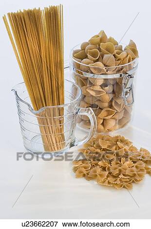 Stock Photo - Assorted dry pasta. Fotosearch
